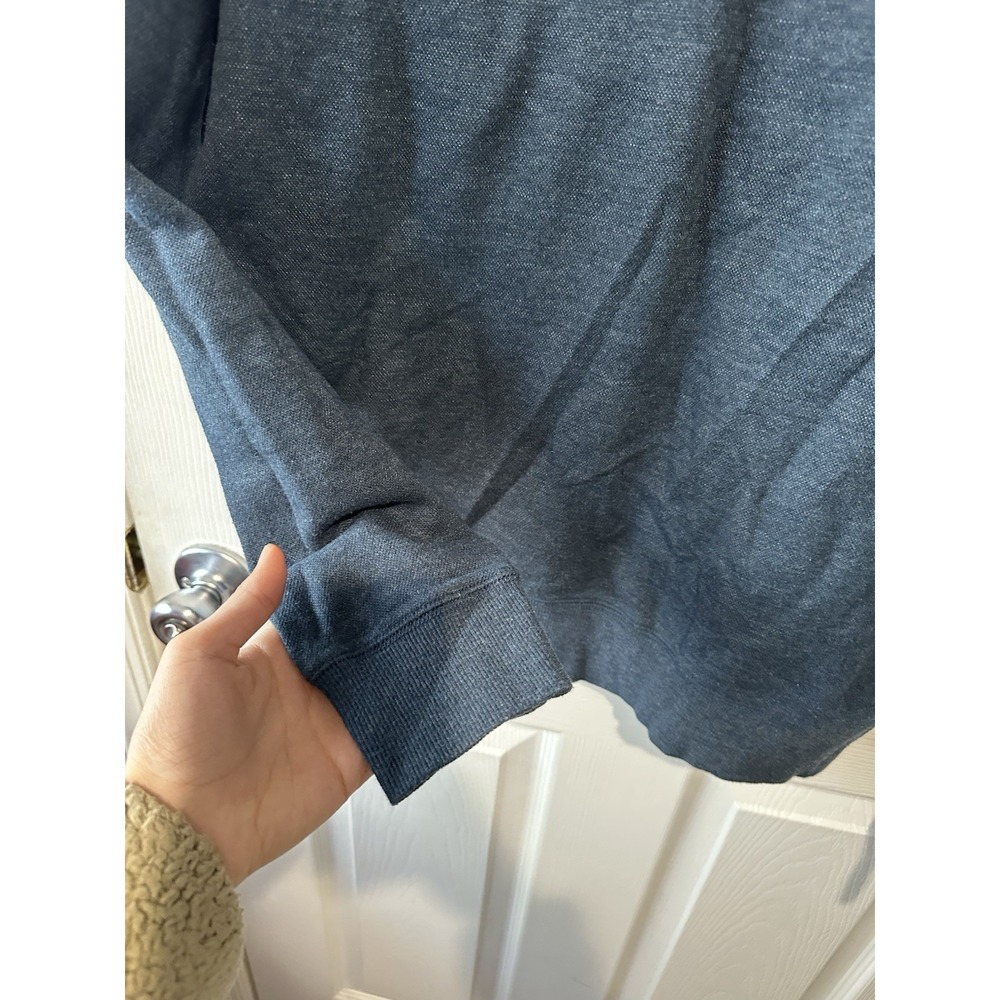 Vuori Jeffreys Pullover fleece sweatshirt Dark Blue Men's Medium - Picture 11 of 13